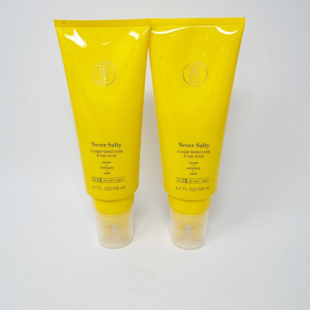 2 - TPH by Taraji Never Salty Scalp & Hair Scrub Sugar Based Exfoliant 6.7oz NEW